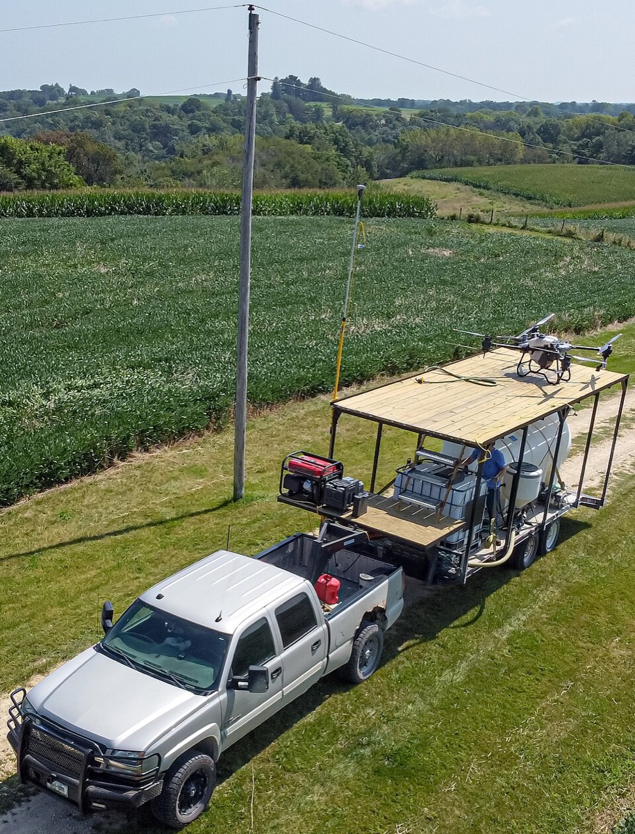 Agricultural drone related to published work